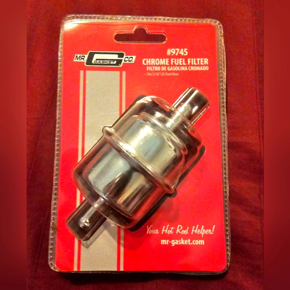 Chrome Fuel Filter #9745 NWT